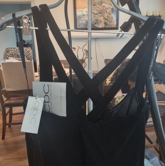 NWT CDC Stretch Velvet Maxi Dress - Size 14 - Picture 7 of 16